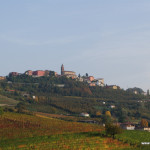 Diano d'Alba and its vineyards, Piedmont, Italy