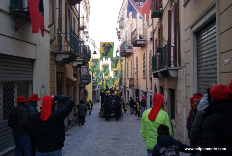 Ivrea, Piedmont, Italy, the carnival