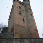 The castle of Serralunga d'Alba, Piedmont, Italy