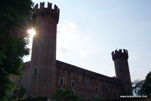 The castle of Ivrea, Piedmont, Italy