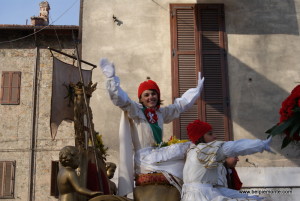 La Mugnaia, carnevale di Ivrea, Piemonte, Italia