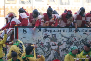 Battalia delle arance, Ivrea, Piemonte, Italia