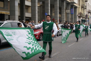 Sfilata il Palio degli Asini, Alba, Piemonte, Italia