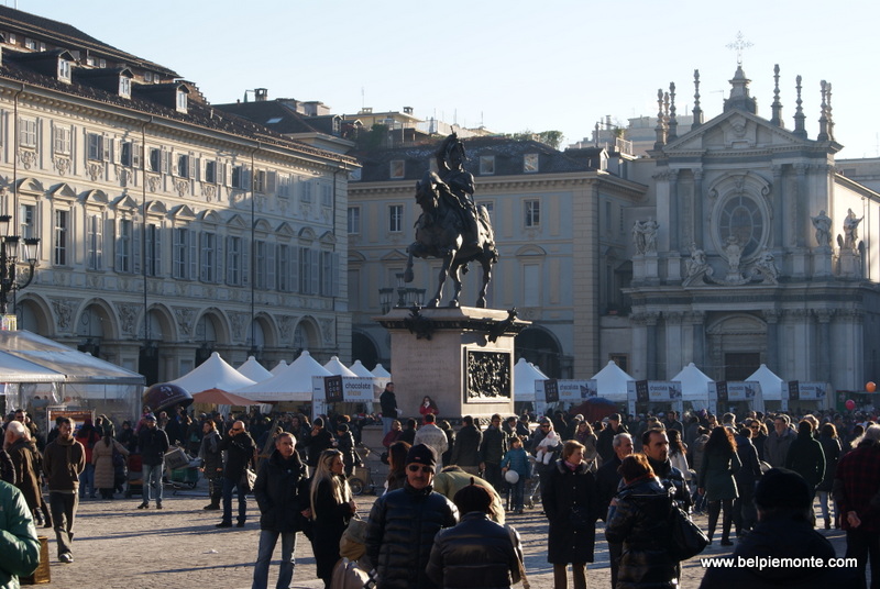 Piazza San Carlo, Torino, Piemonte, Italia