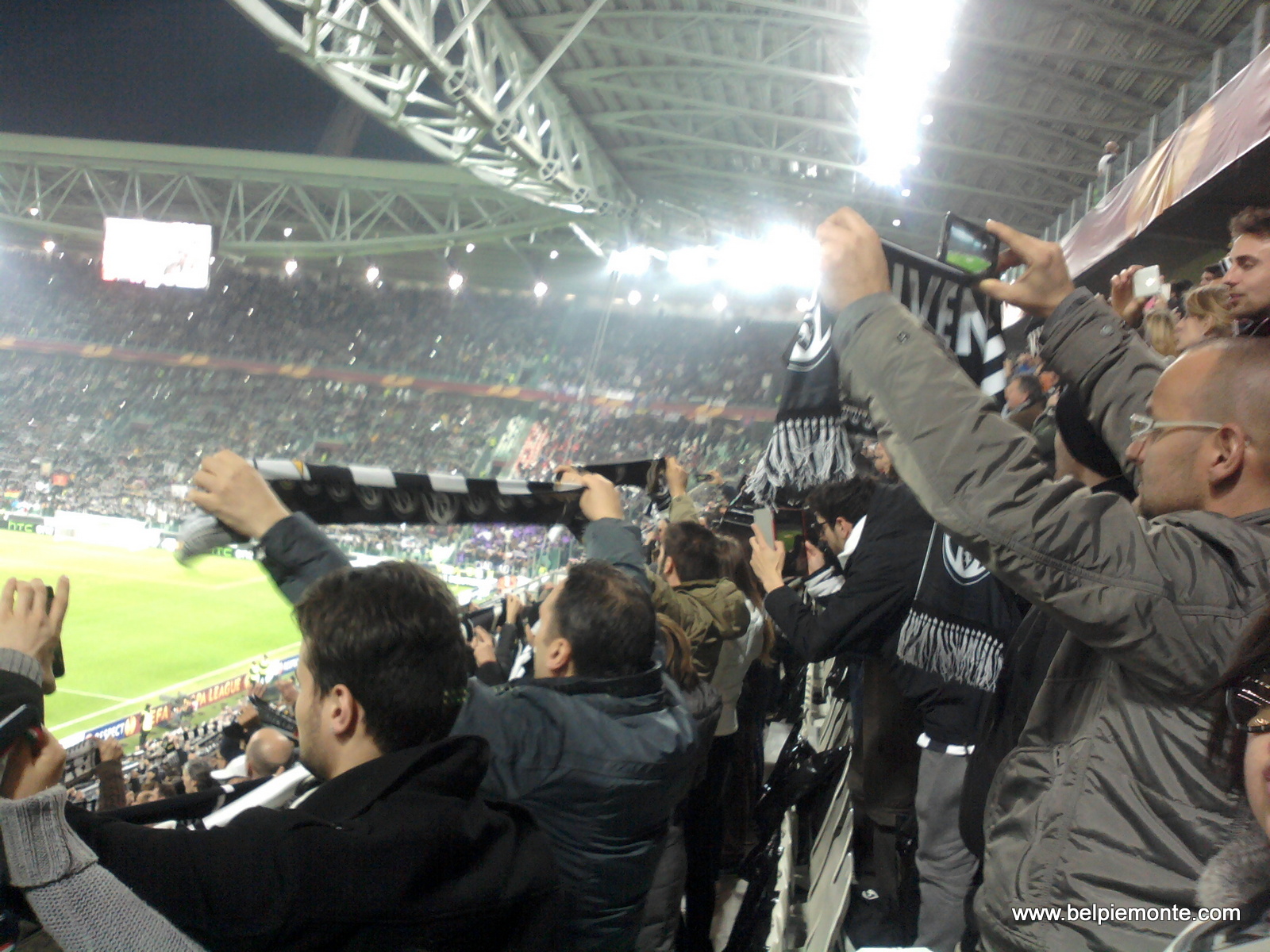 Partita della Juve sul Juventus Stadium, Piemonte, Italia