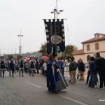 Parada przed Palio degli Asini w Albie, Piemont, Włochy